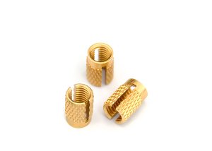 Cold-pressed threaded insert nut