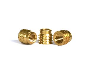 Cold-pressed knurled insert