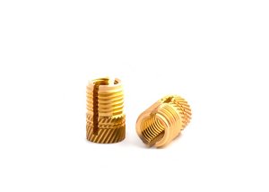 Cold-pressed brass insert