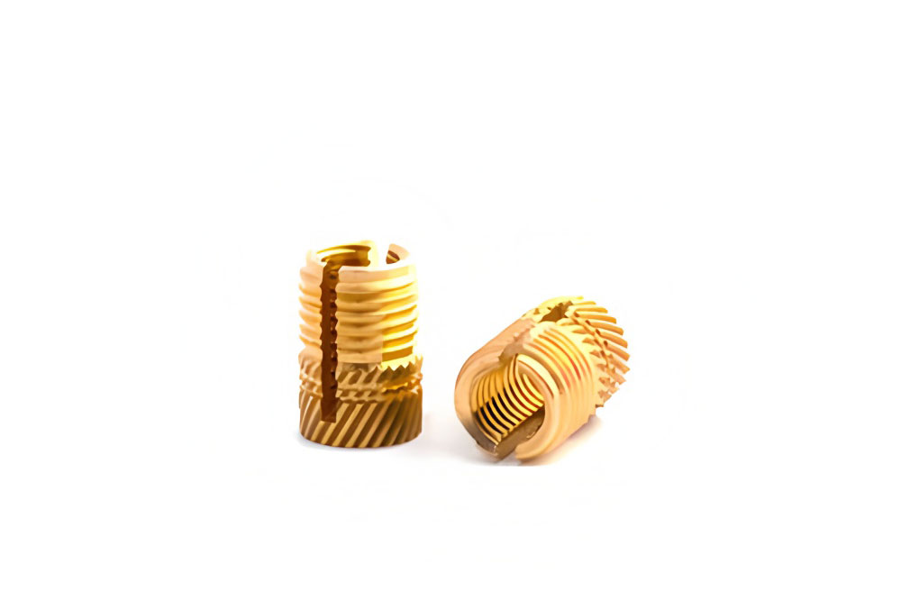 Cold-pressed brass insert