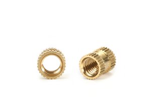 Molded-in knurled insert nut